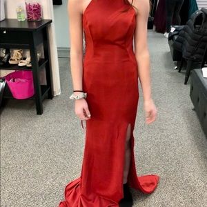 Cinnamon/Red Prom Dress